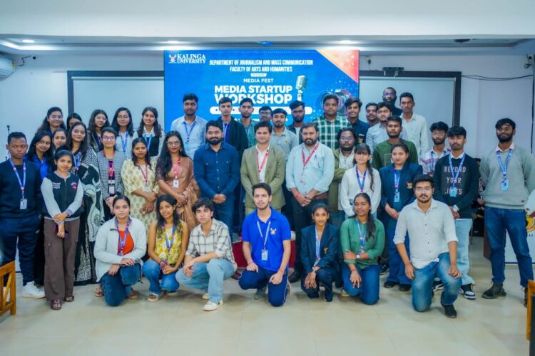 लाइव डेमो और पोडकास्ट के साथ कलिंगा विश्वविद्यालय में हुआ मीडिया फेस्ट का आयोजन