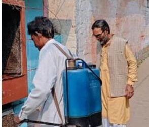 नगर पालिक निगम और मलेरिया विभाग की संयुक्त टीम ने चलाया मच्छर उन्मूलन अभियान