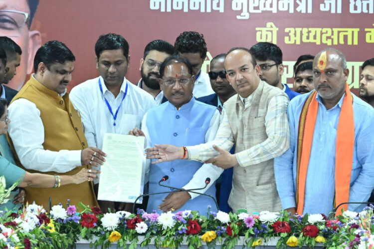 40 आईटी कंपनियों से हुआ एमओयू,मुख्यमंत्री साय ने कहा-विकसित भारत – जीरामजी योजना से ग्रामीण क्षेत्रों में बढ़ेगा रोजगार और आजीविका का दायरा